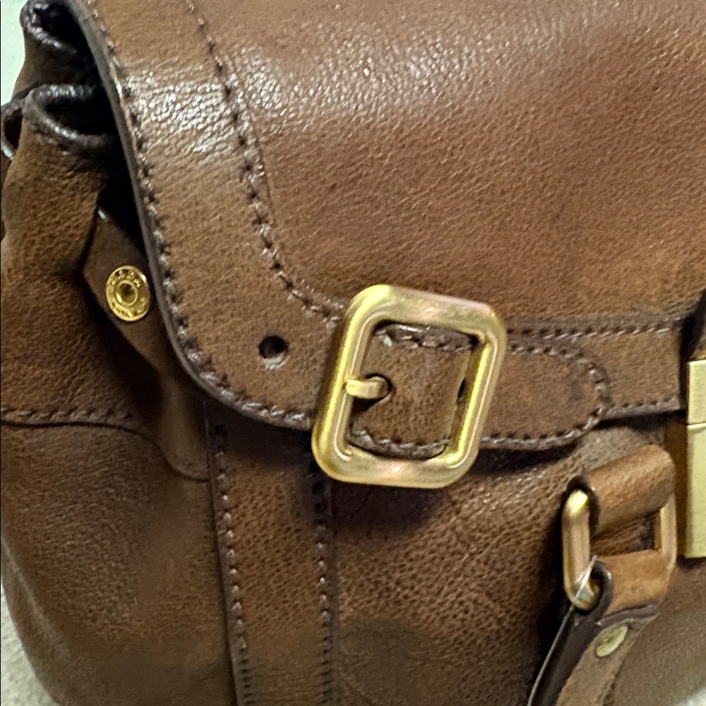 Prada Dark Brown Leather Shoulder Bag - Picture 7 of 17